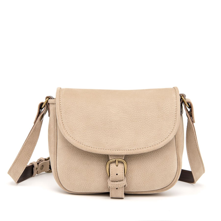 Beige suede crossbody bag online