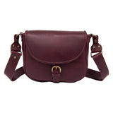 SMILY CROSSBODY BAG BORDEAUX LEATHER LARGE