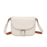 SMILY CROSSBODY HAMMARED BAG - WHITE