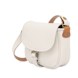 SMILY CROSSBODY HAMMARED BAG - WHITE