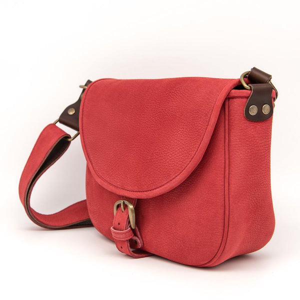 SMILY CROSSBODY BAG LARGE POMPEIAN RED