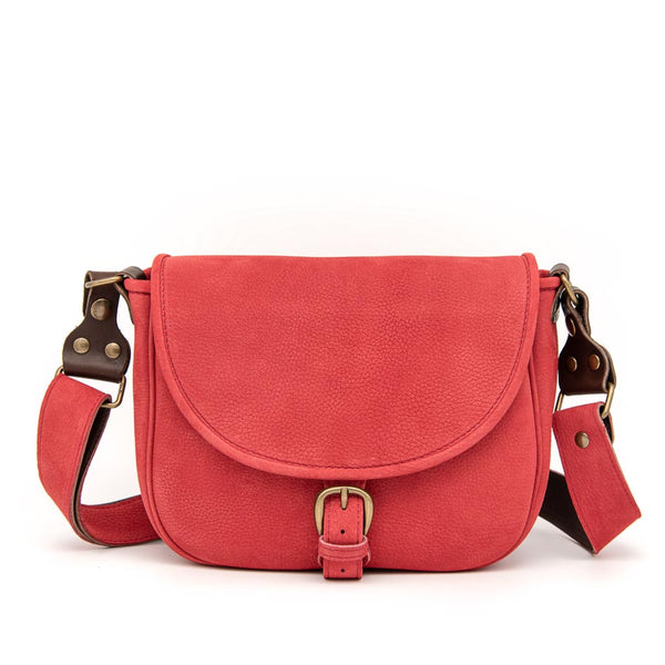 SMILY CROSSBODY BAG LARGE POMPEIAN RED